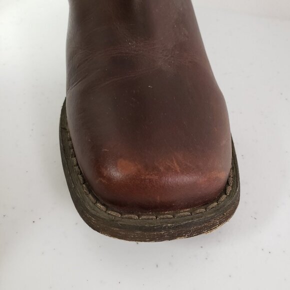 Durango Womens Leather Harness Riding Boots Size 7 Equestrian Country Barn Ranch - Picture 8 of 15